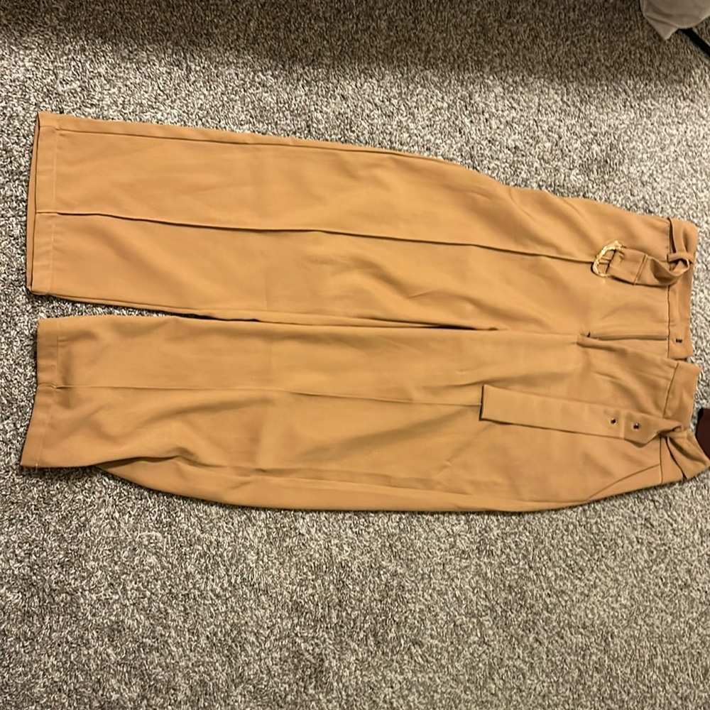 Shein tan trousers, size large